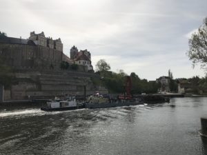 Schifffahrt auf der Saale